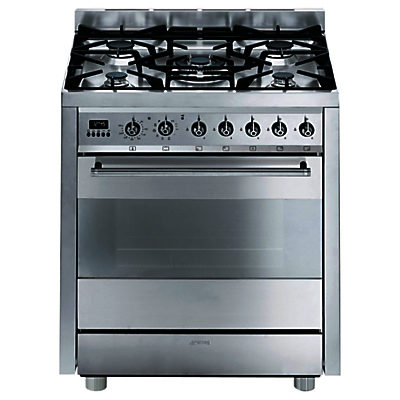 Smeg C7GPX8 Symphony Range Cooker, Stainless Steel